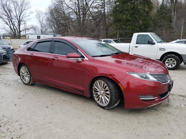 3LN6L2J99FR616570 - 2015 LINCOLN MKZ RED photo 4