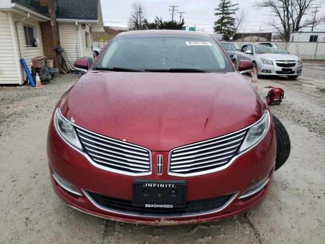 3LN6L2J99FR616570 - 2015 LINCOLN MKZ RED photo 5