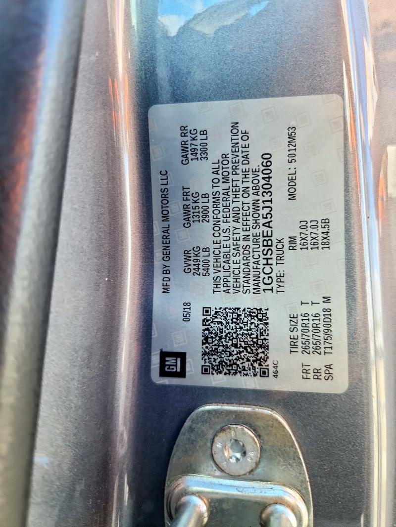 1GCHSBEA5J1304060 - 2018 CHEVROLET COLORADO BLUE photo 12