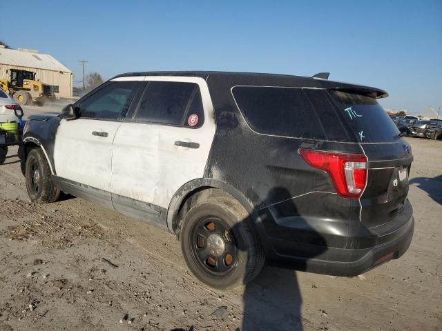 1FM5K8AR4KGA29423 - 2019 FORD EXPLORER POLICE INTERCEPTOR ორფეროვანი ფოტო 2