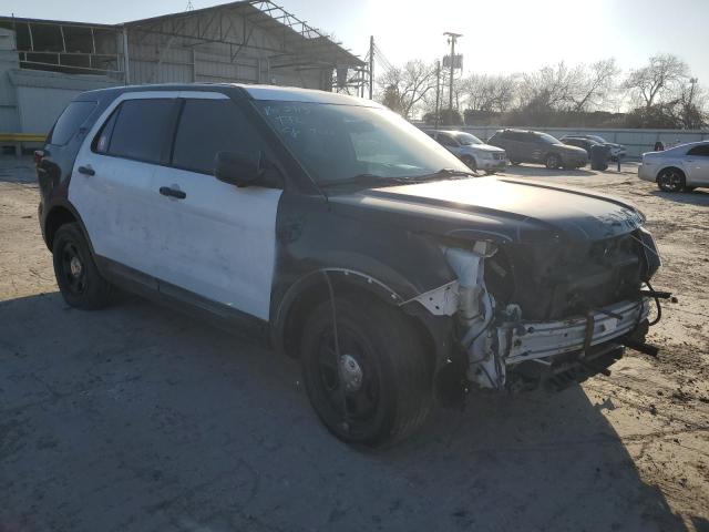 1FM5K8AR4KGA29423 - 2019 FORD EXPLORER POLICE INTERCEPTOR ორფეროვანი ფოტო 4