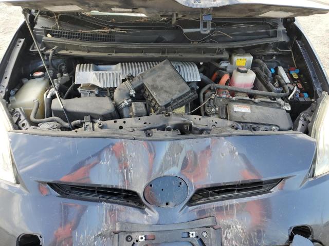 JTDKN3DU4F1949014 - 2015 TOYOTA PRIUS GRAY photo 11