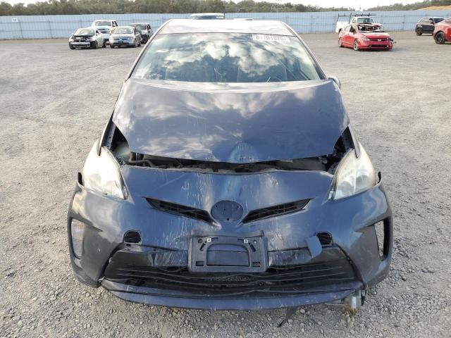 JTDKN3DU4F1949014 - 2015 TOYOTA PRIUS GRAY photo 5