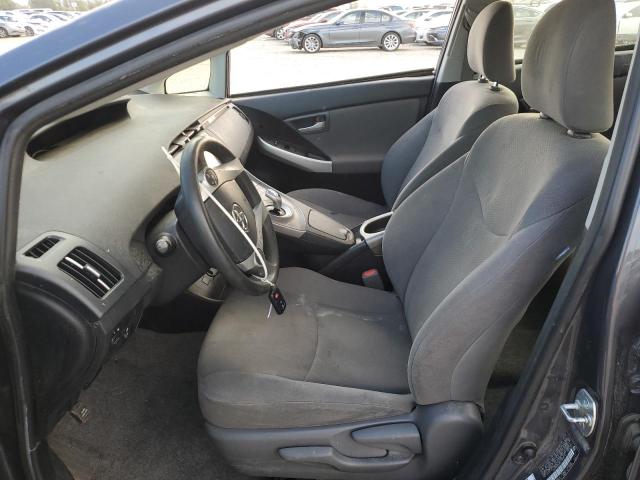 JTDKN3DU4F1949014 - 2015 TOYOTA PRIUS GRAY photo 7