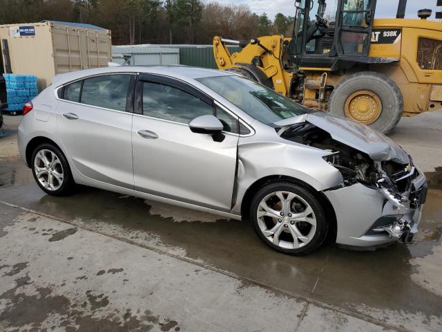 3G1BF6SM0JS615970 - 2018 CHEVROLET CRUZE PREMIER SILVER photo 4