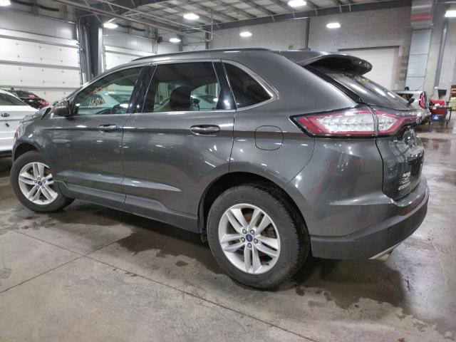 2FMTK4J99FBB55838 - 2015 FORD EDGE SEL GRAY photo 2