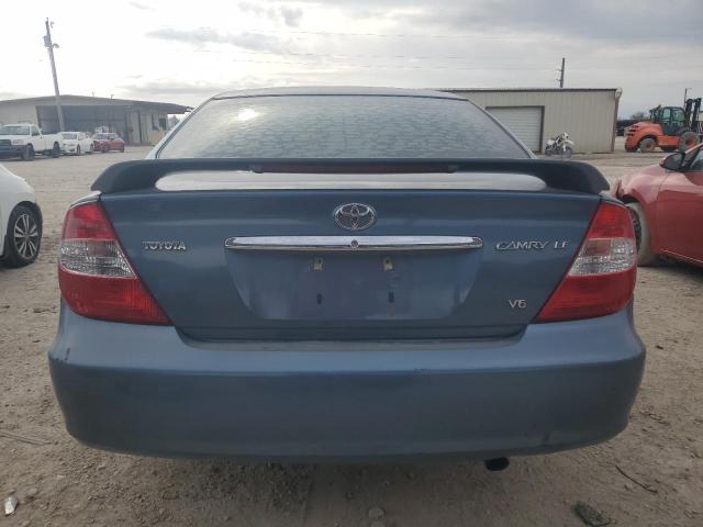 4T1BF30K94U572365 - 2004 TOYOTA CAMRY LE BLUE photo 6