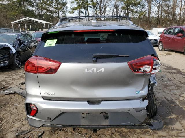 KNDCE3LC3N5510715 - 2022 KIA NIRO EX PREMIUM GRAY photo 6