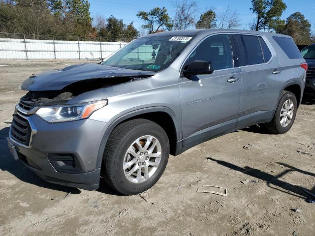 1GNERFKW8JJ160632 - 2018 CHEVROLET TRAVERSE LS GRAY photo 1