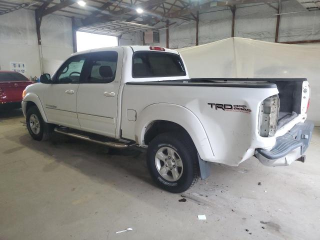 5TBDT44176S522612 - 2006 TOYOTA TUNDRA DOUBLE CAB SR5 WHITE photo 2