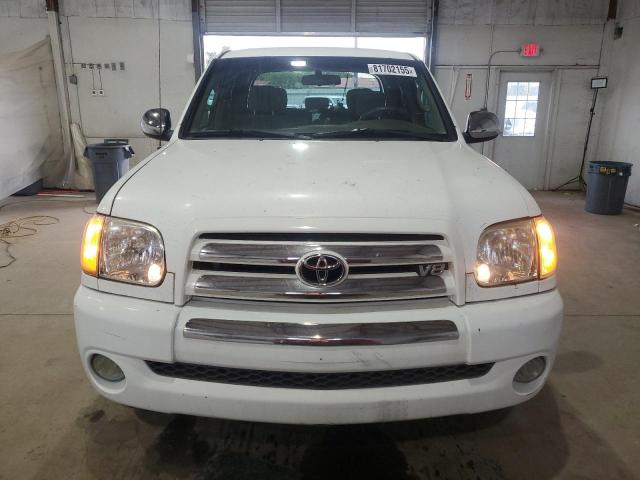 5TBDT44176S522612 - 2006 TOYOTA TUNDRA DOUBLE CAB SR5 WHITE photo 5