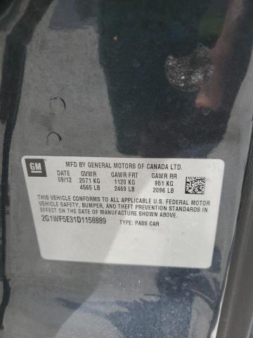 2G1WF5E31D1158889 - 2013 CHEVROLET IMPALA LS Qara foto 12
