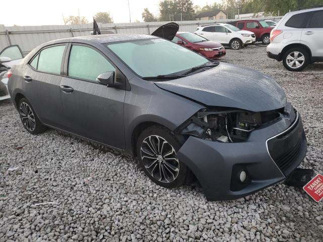 2T1BURHE3FC458244 - 2015 TOYOTA COROLLA L GRAY photo 4