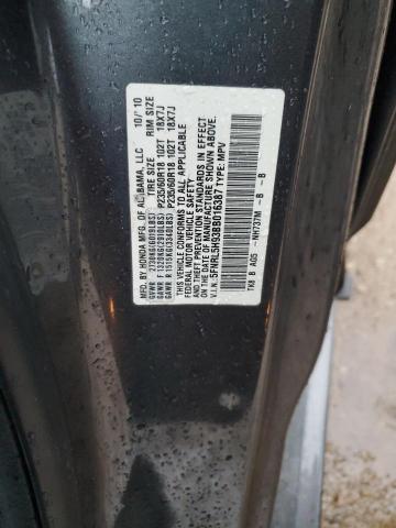 5FNRL5H93BB016387 - 2011 HONDA ODYSSEY TOURING ნაცრისფერი ფოტო 14