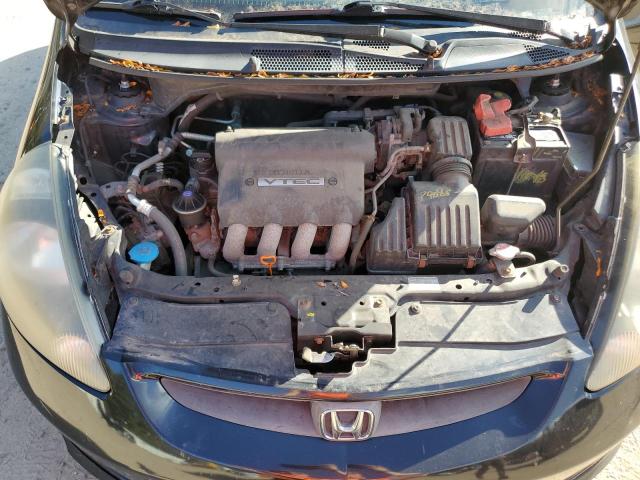 JHMGD38668S035802 - 2008 HONDA FIT SPORT შავი ფოტო 11