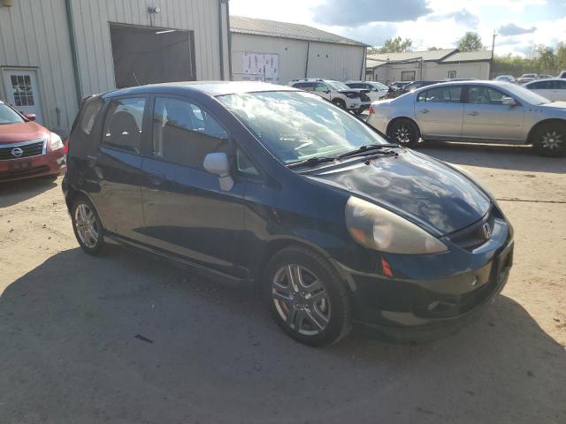 JHMGD38668S035802 - 2008 HONDA FIT SPORT შავი ფოტო 4
