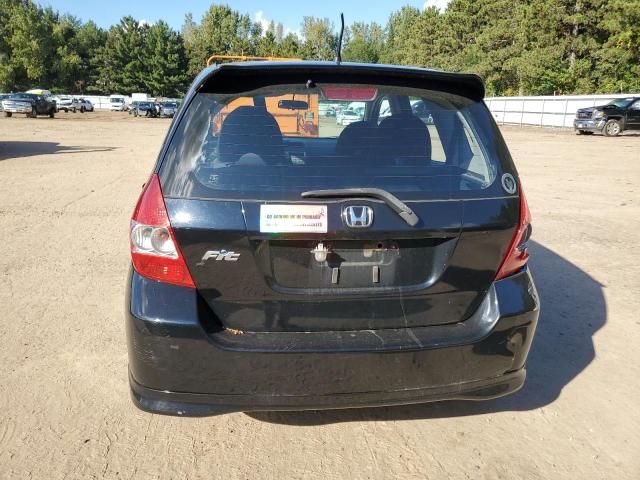 JHMGD38668S035802 - 2008 HONDA FIT SPORT შავი ფოტო 6