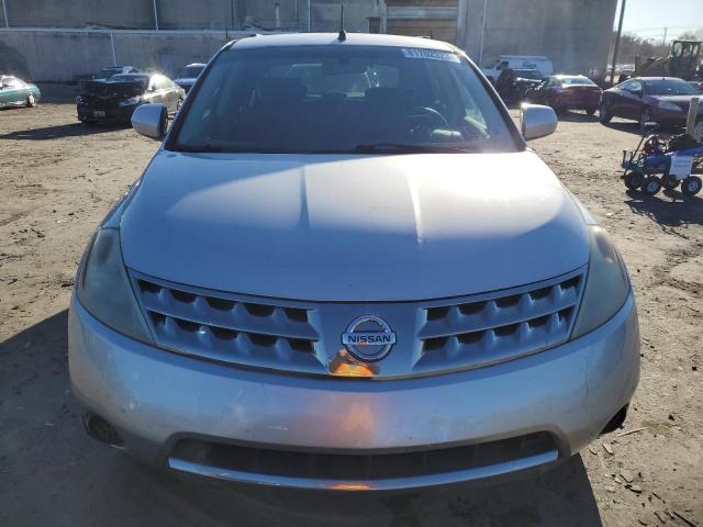 JN8AZ08WX7W622670 - 2007 NISSAN MURANO SL SILVER photo 5