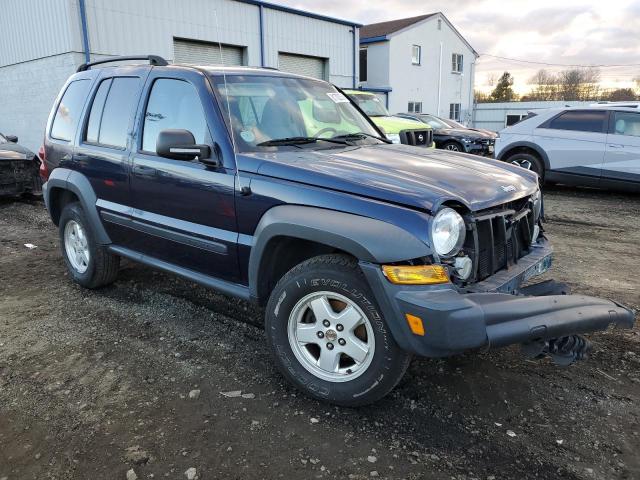 1J4GL48K76W170455 - 2006 JEEP LIBERTY SPORT BLUE photo 4