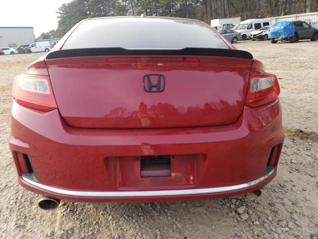 1HGCT2B89DA002303 - 2013 HONDA ACCORD EXL RED photo 6