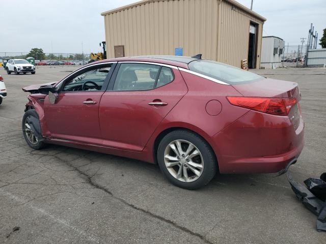 5XXGN4A7XDG196472 - 2013 KIA OPTIMA EX RED photo 2