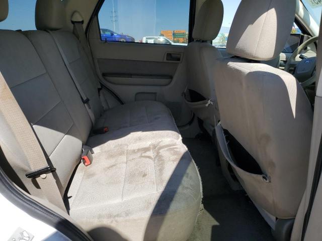1FMCU0D7XAKC18215 - 2010 FORD ESCAPE XLT WHITE photo 10