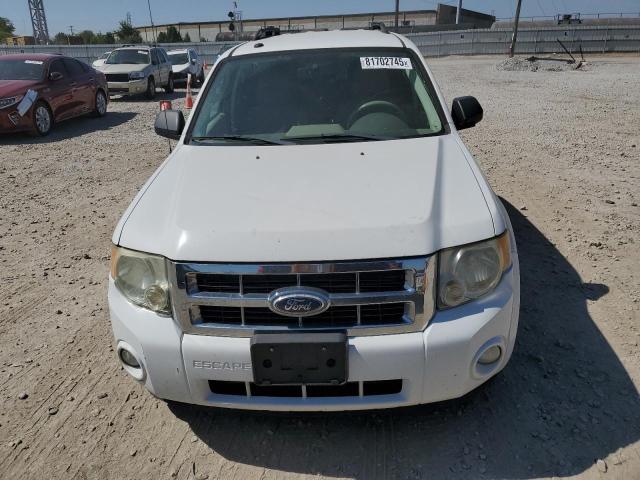 1FMCU0D7XAKC18215 - 2010 FORD ESCAPE XLT WHITE photo 5