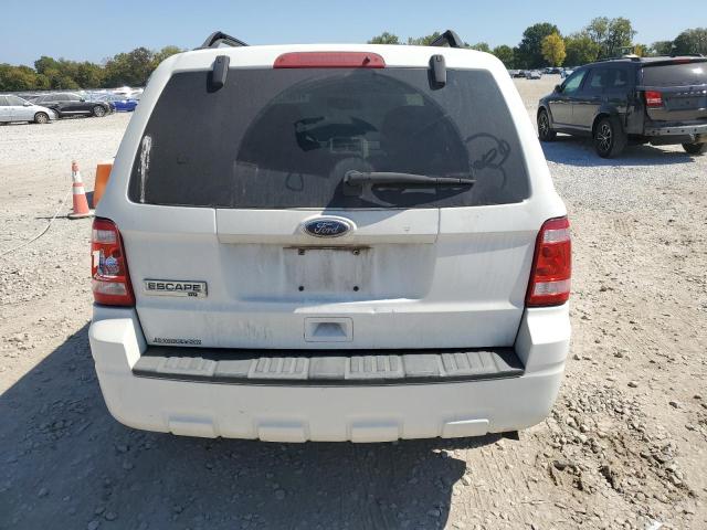 1FMCU0D7XAKC18215 - 2010 FORD ESCAPE XLT WHITE photo 6
