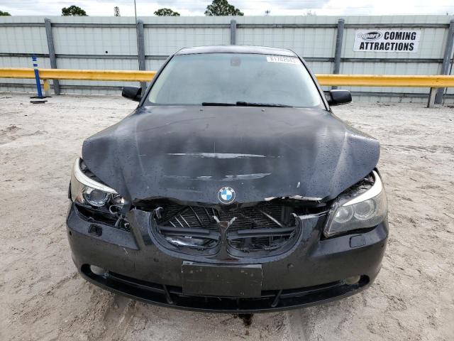 WBANB53586CP00471 - 2006 BMW 550 I BLACK photo 5