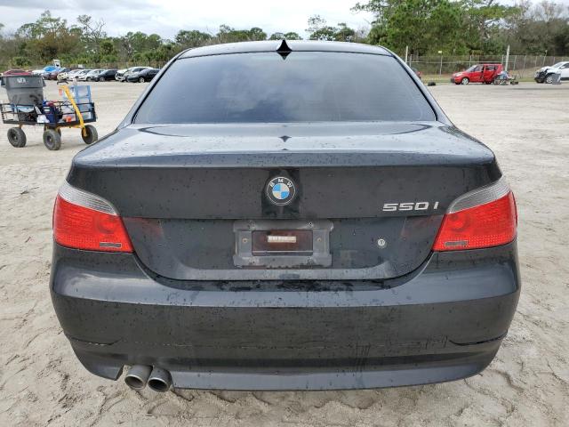 WBANB53586CP00471 - 2006 BMW 550 I BLACK photo 6