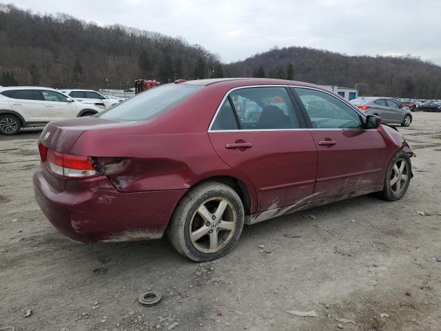 1HGCM55804A136109 - 2004 HONDA ACCORD EX BURGUNDY photo 3