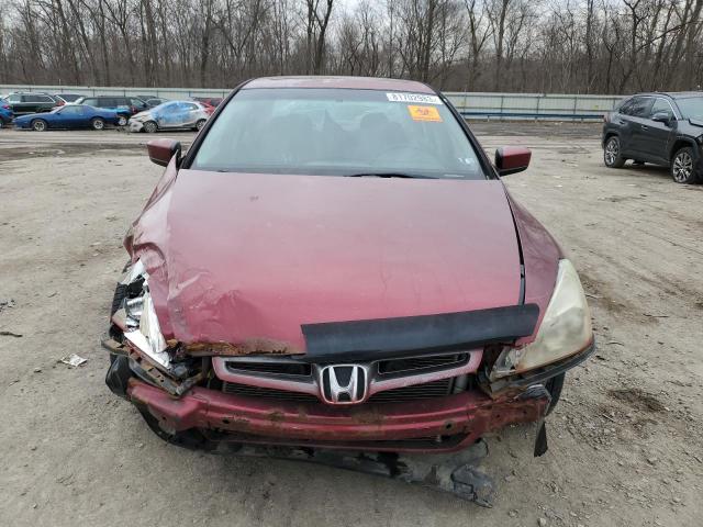 1HGCM55804A136109 - 2004 HONDA ACCORD EX BURGUNDY photo 5