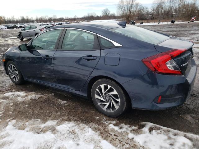 19XFC2F7XJE022467 - 2018 HONDA CIVIC EX BLUE photo 2