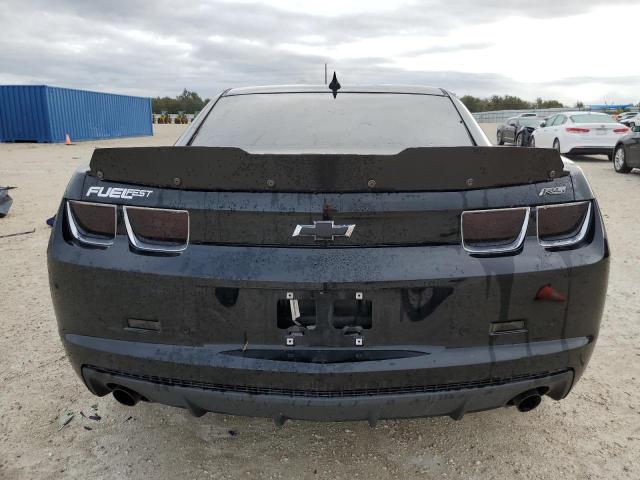 2G1FC1E31C9197886 - 2012 CHEVROLET CAMARO LT BLACK photo 6