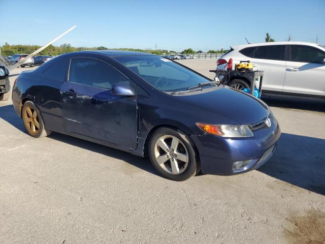 2HGFG12847H561095 - 2007 HONDA CIVIC EX Blau Foto 4