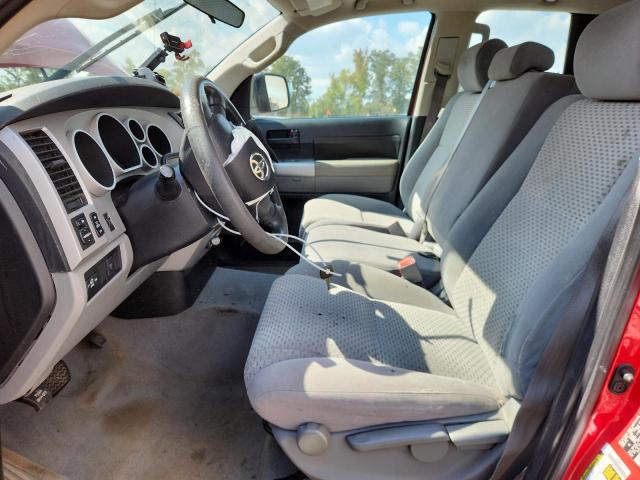 5TFCV54117X002159 - 2007 TOYOTA TUNDRA DOUBLE CAB SR5 RED photo 7