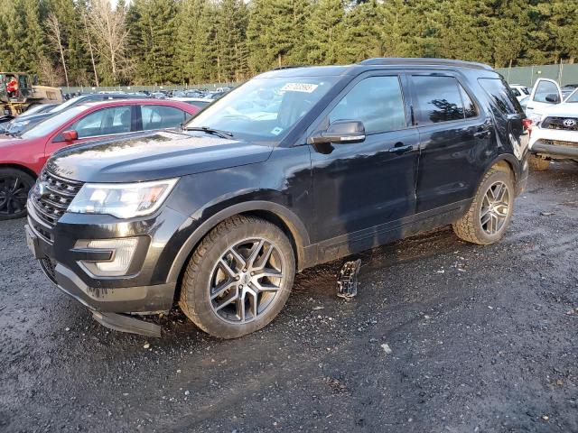 1FM5K8GT6HGC77913 - 2017 FORD EXPLORER SPORT BLACK photo 1