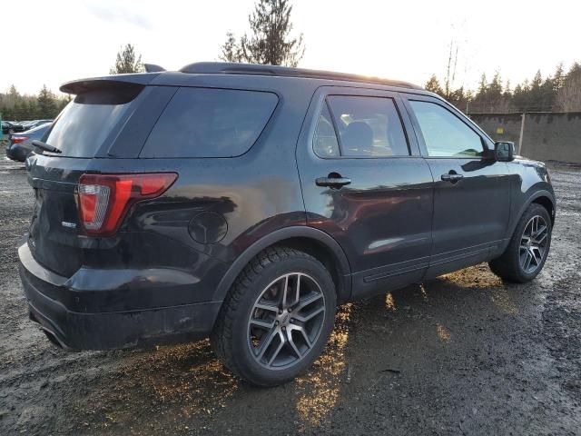 1FM5K8GT6HGC77913 - 2017 FORD EXPLORER SPORT BLACK photo 3