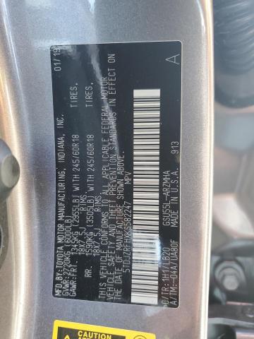 5TDJZRFHXKS582247 - 2019 TOYOTA HIGHLANDER SE ნაცრისფერი ფოტო 13