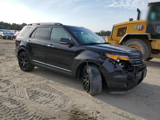 1FM5K8F86DGC42814 - 2013 FORD EXPLORER LIMITED BROWN photo 4