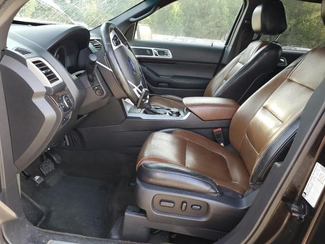 1FM5K8F86DGC42814 - 2013 FORD EXPLORER LIMITED BROWN photo 7