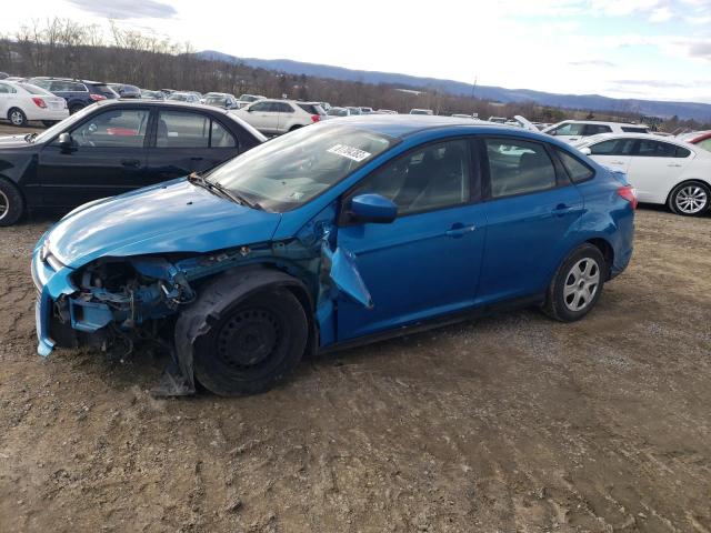 1FAHP3F2XCL253909 - 2012 FORD FOCUS SE BLUE photo 1