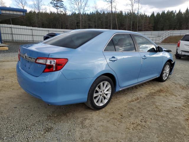 4T1BF1FK1CU607507 - 2012 TOYOTA CAMRY BASE BLUE photo 3