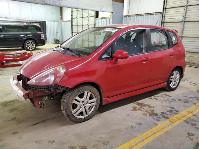 JHMGD37698S070206 - 2008 HONDA FIT SPORT RED photo 1