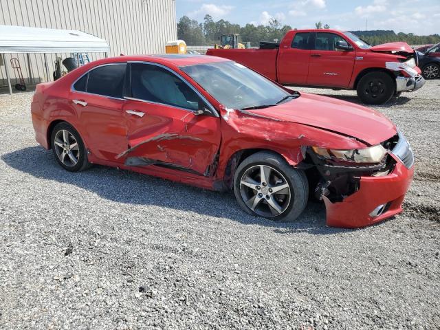JH4CU2F8XCC001586 - 2012 ACURA TSX SE RED photo 4