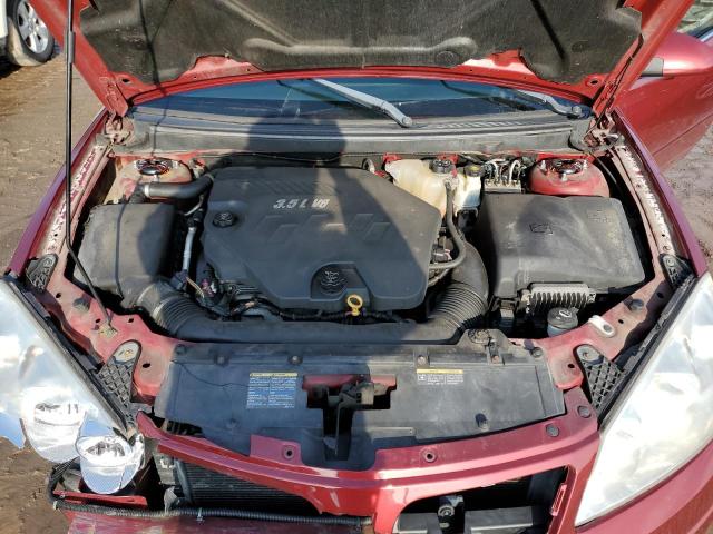 1G2ZJ57N594252176 - 2009 PONTIAC G6 RED photo 11