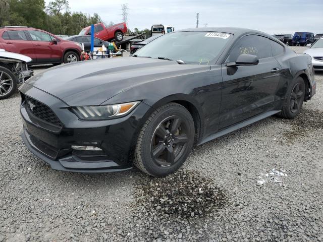 1FA6P8AM3G5265312 - 2016 FORD MUSTANG BLACK photo 1