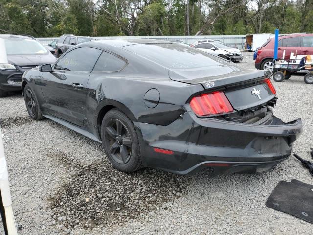 1FA6P8AM3G5265312 - 2016 FORD MUSTANG BLACK photo 2