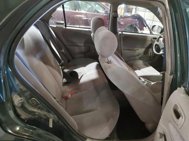 1Y1SK54881Z435826 - 2001 CHEVROLET GEO PRIZM BASE GREEN photo 10