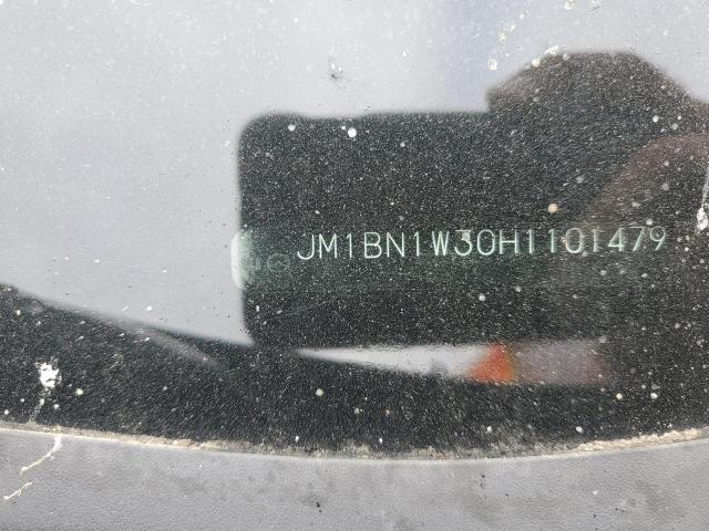 JM1BN1W30H1101479 - 2017 MAZDA 3 GRAND TOURING SILVER photo 12